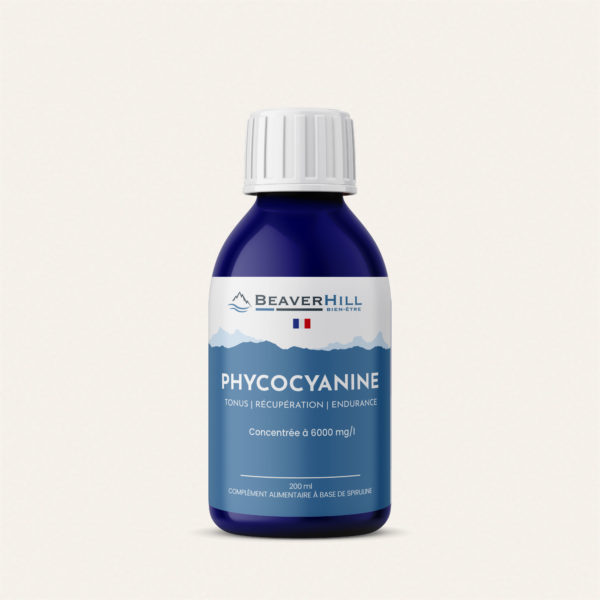 Phycocyanine. Flacon de 200 ml beaverhill.fr.