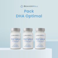 Pack de 3 piluliers de 60 capsules d'oméga3 riche en DHA