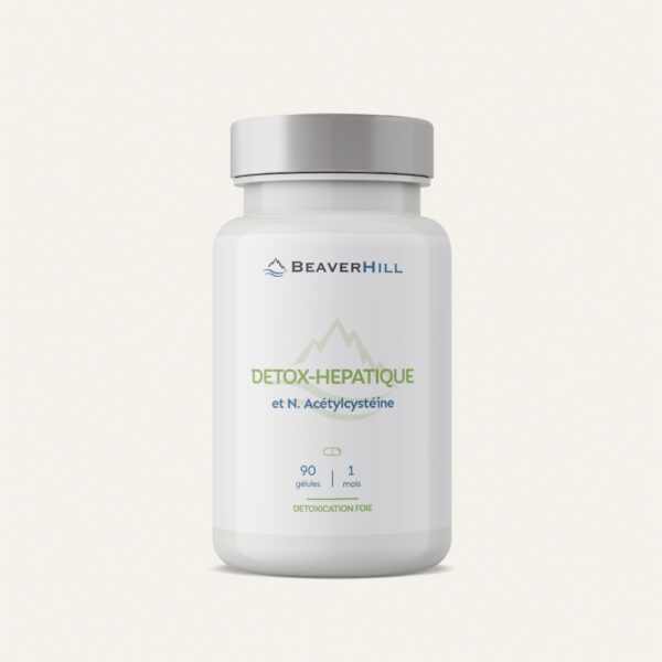 Détox-Hépatique et NAC Pilulier de 90 gélules végétales beaverhill.fr