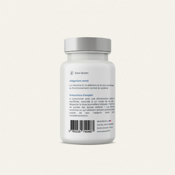 2' Fucosyllactose, L-Thréonine, Zinc, Sélénium, Vitamine D3. 60 gélules végétales