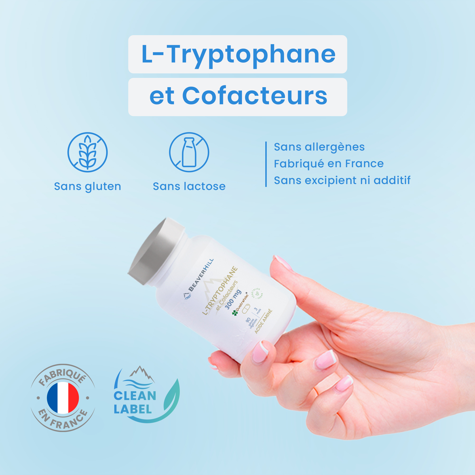 L-Tryptophane 300 mg – Image 6